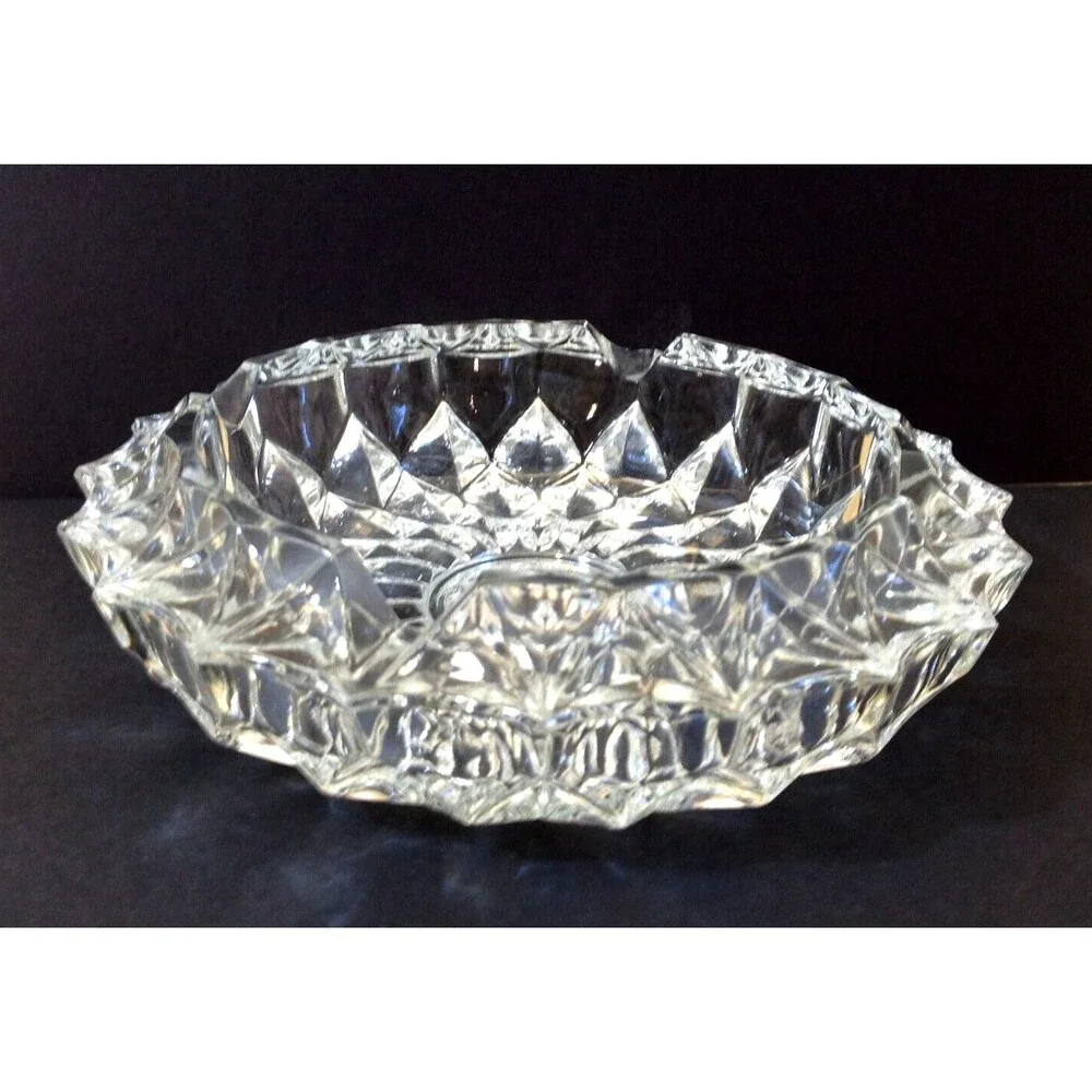 Vintage Clear Crystal Cut Glass 7